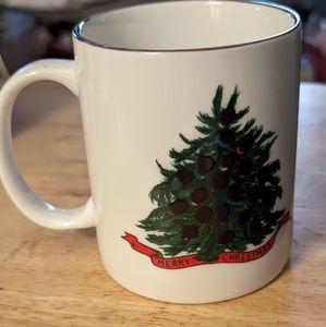 Vintage Wondermug Christmas Tree Lights appear with Hot Liquid